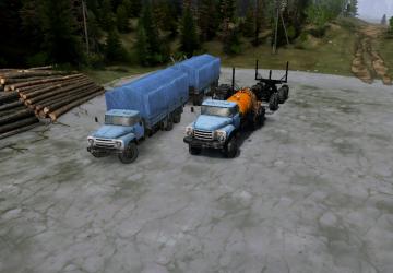 ZIL 133 and ZIL 133 Diesel P.P. version версия 0.1 for Spintires: MudRunner (v10.06.19)