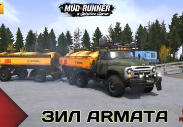 ZIL - ARMATA Pack version 1.0 for Spintires: MudRunner (v10.06.19)