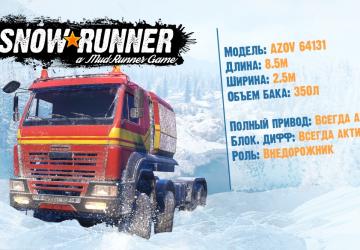 SnowRunner - Presentation of International Harvester Loadstar, Freightliner M916A1, and Azov 64-131