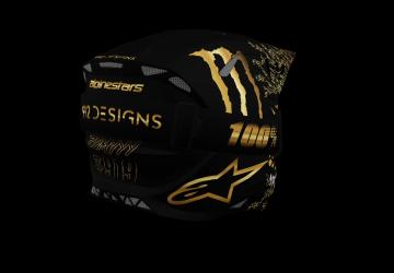 SM10 Black Gold Helmet (Publig) version 26.07.2023 for MXB
