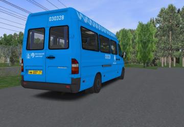 Repaint for Mercedes Bemz Sprinter 12D Minibus for OMSI 2 (v2.3.004)