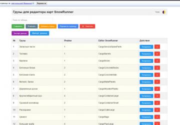 Snowrunner Cargo Editor version 1.3 for SnowRunner (v35.0)