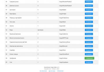 Snowrunner Cargo Editor version 1.3 for SnowRunner (v35.0)