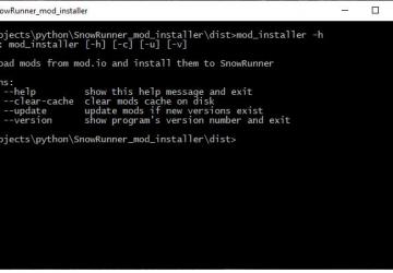 SnowRunner Mod Installer version 1.6.1 for SnowRunner (v26.2)