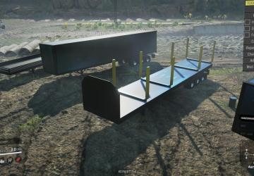 Crazys long trailers version 1.0 for SnowRunner (v34.0)
