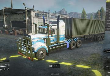 Crazys long trailers version 1.0 for SnowRunner (v34.0)