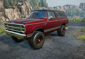 Dodge Ramcharger version 1.1.1 for SnowRunner (v35.2)