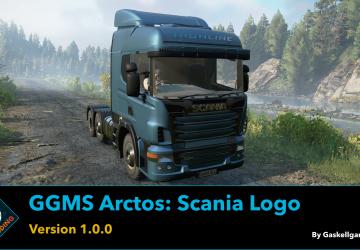 GGMS Arctos: Scania Logo version 1.0 for SnowRunner (v16.0)
