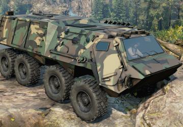 GWC BTR 375 version 1.1.0 for SnowRunner (v17.3)