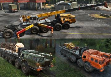 MAZ-7911 Tayga version 2 for SnowRunner (v20, 21, 24)