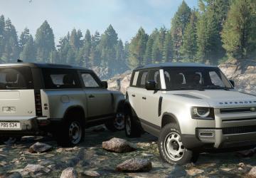 Pack Land Rover Defender (2020) version 1.0.1 for SnowRunner (v12.3)