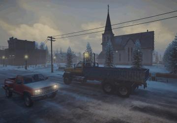 Winter Michigan Region version 1.1 for SnowRunner (v24.0)