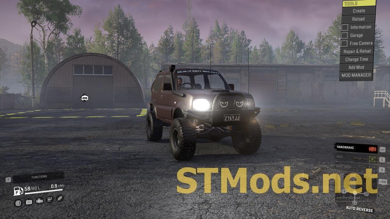Download Suzuki Jimny (2013) version 0.65 for SnowRunner (v12.3)