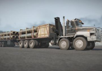 TWM Red-Diamond 98-Series Knuckle Boom Crane Pack v1.1 for SnowRunner (v33.0)
