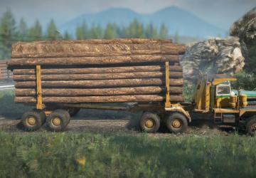 TWM&rsquo;s P16 Logging Bunk and Trailer version 1.1 for SnowRunner (v24.0)