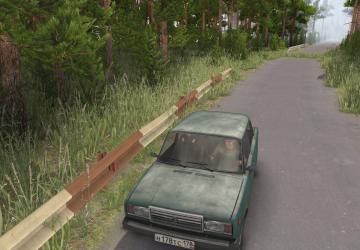 Road Barrier (Overlay) for Editor version 1.2 for SpinTires (v13.04.15+)