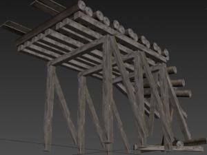 Object: Wooden Bridge for SpinTires (v03.03.16)