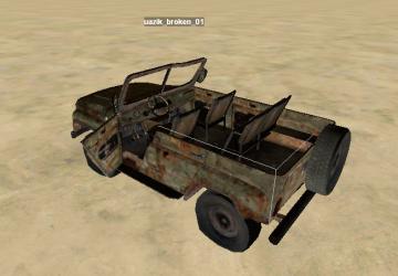 Dead UAZ Map Editor Object version 1.0.0 for SpinTires (v03.03.16)