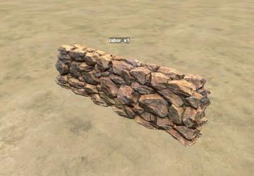 Spintires Editor Object Stone Fence version 1.0.1 for SpinTires (v03.03.16 и выше)