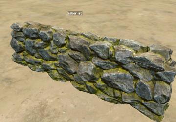 Spintires Editor Object Stone Fence version 1.0.1 for SpinTires (v03.03.16 и выше)