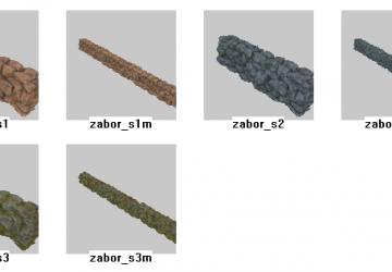 Spintires Editor Object Stone Fence version 1.0.1 for SpinTires (v03.03.16 и выше)