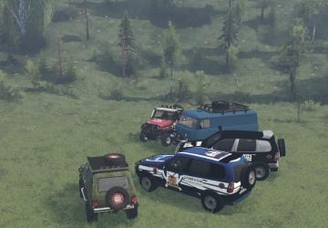 Trophy Raid Object Pack version 1 for SpinTires (v03.03.16)