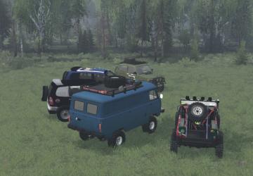 Trophy Raid Object Pack version 1 for SpinTires (v03.03.16)