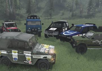 Trophy Raid Object Pack version 1 for SpinTires (v03.03.16)