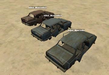 Static Objects Moskvich-412 Scrap Metal version 1.0.0 for SpinTires (v03.03.16)