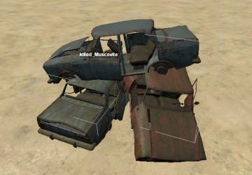 Static Objects Moskvich-412 Scrap Metal version 1.0.0 for SpinTires (v03.03.16)