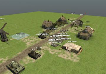 Great Patriotic War Static Objects Pack 2 v0.9 for SpinTires (v03.03.16)