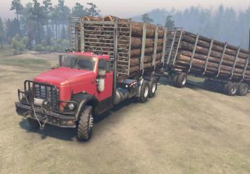 1952 GMC 950 6x6 Forest version 1 for SpinTires (v03.03.16 и выше)