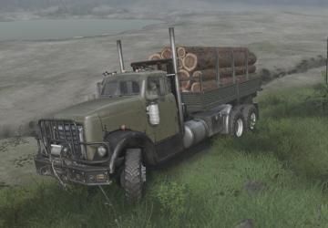 1952 GMC 950 6x6 Forest version 1 for SpinTires (v03.03.16 и выше)
