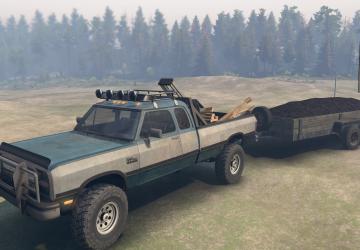 1991 Dodge Ram 2500 1st Gen Cummins version 1.2 for SpinTires (v03.03.16 и выше)