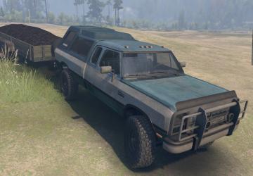 1991 Dodge Ram 2500 1st Gen Cummins version 1.2 for SpinTires (v03.03.16 и выше)