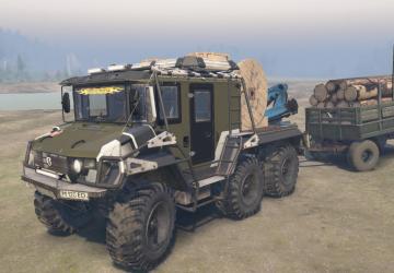 Burlak_6x6 version 1 for SpinTires (v03.03.16 и выше)