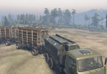 Double Trailer version 1 for SpinTires (v03.03.16 и выше)