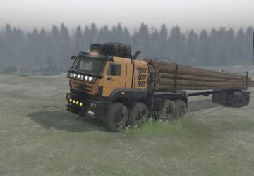 KAMAZ65228 Tempo version 1.2 for SpinTires (v03.03.16 и выше)