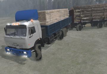 KamAZ 43115 long version 1 for SpinTires (v03.03.16)