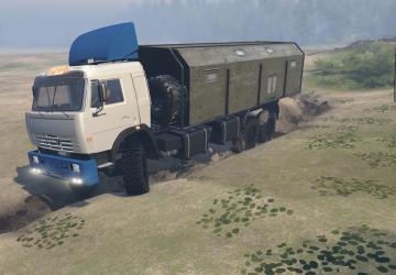 KamAZ 43115 long version 1 for SpinTires (v03.03.16)