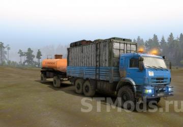 KamAZ 43118 Overhaul version 1.0 for SpinTires (v1.7.1)