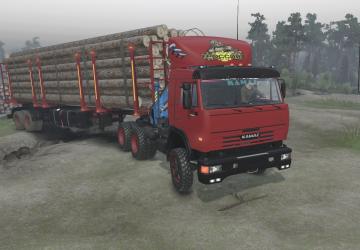 KamAZ-54115 YaMZ-238 version 1 for SpinTires (v03.03.16)