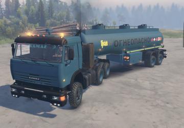 KamAZ-54115 YaMZ-238 version 1 for SpinTires (v03.03.16)
