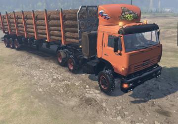KamAZ-54115 YaMZ-238 version 1 for SpinTires (v03.03.16)