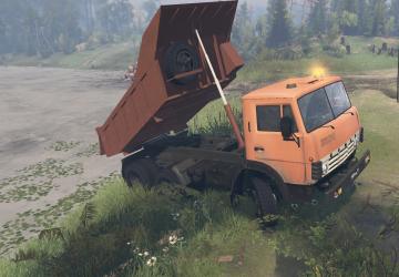 KamAZ-55111 Dump Truck Remodel version 1 for SpinTires (v03.03.16)