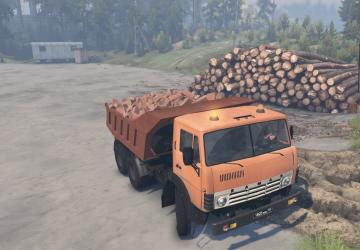 KamAZ-55111 Dump Truck Remodel version 1 for SpinTires (v03.03.16)