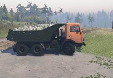KamAZ-55111 Dump Truck Remodel version 1 for SpinTires (v03.03.16)