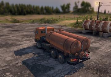 KamAZ-65115/65111 KO-505 Sewage Truck version 28.05.2019 for SpinTires (v03.03.16)