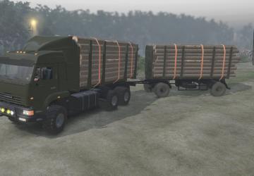 KamAZ-65225 version 1 for SpinTires (v03.03.16)