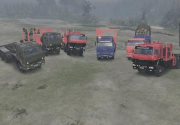 KAMAZ 65225 and 65228 version 1 for SpinTires (v03.03.16)